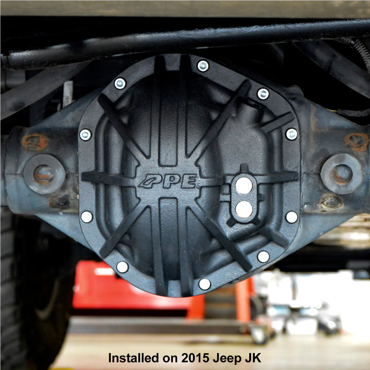 2007-2018 Jeep Wrangler Dana 44 10-Bolt Nodular Iron Rear Differential Cover - Image 4