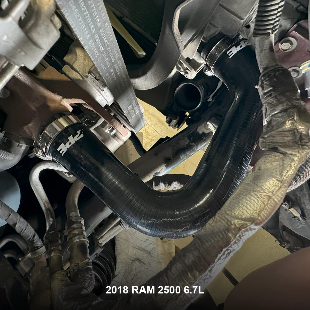 2015-2018 RAM 6.7L Cummins Performance Silicone Upper and Lower Coolant Hose Kit - Image 4