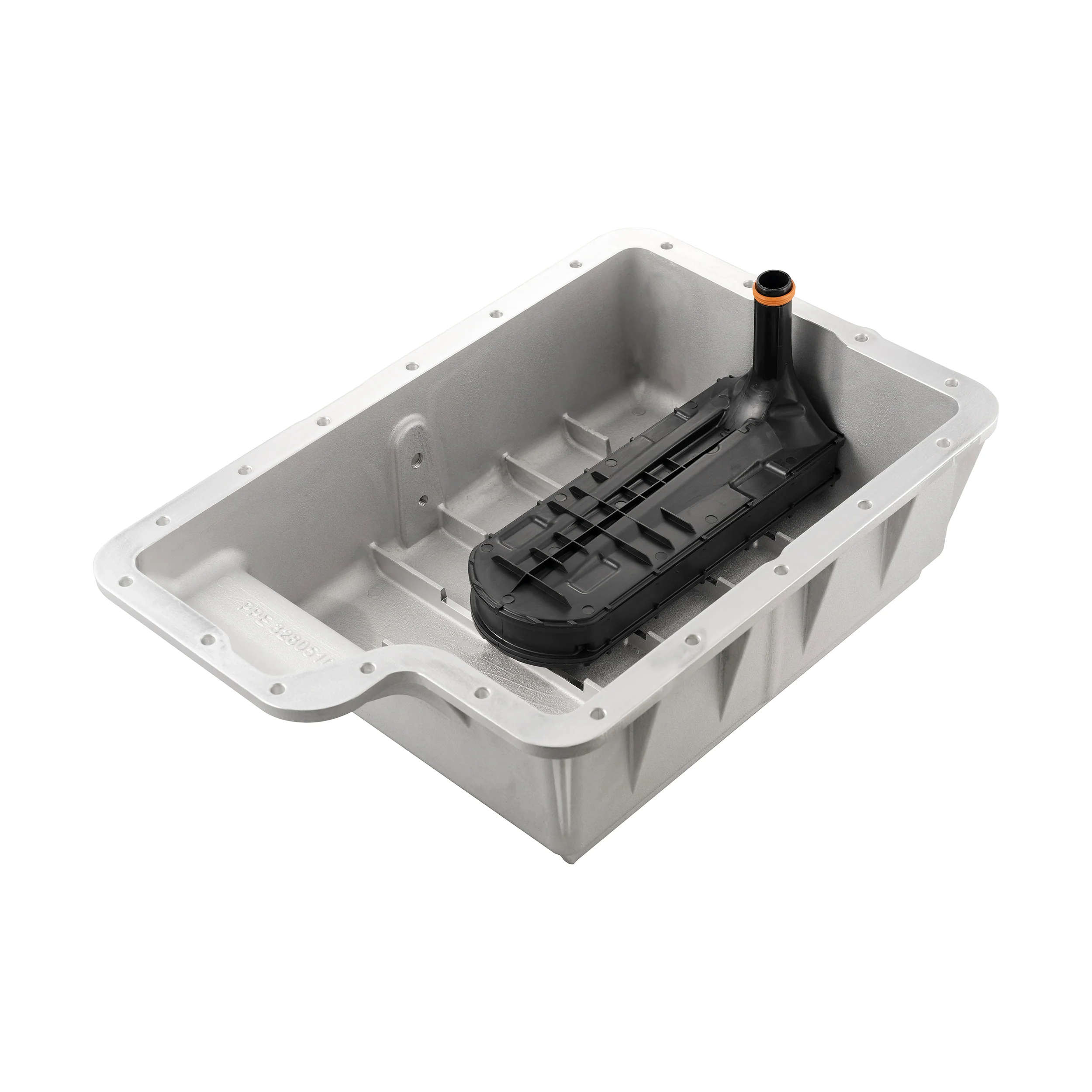 2003-2010 Ford Super Duty 6.0L/6.4L Power Stroke 5R110 Heavy-Duty Cast Aluminum Transmission Pan - Image 4