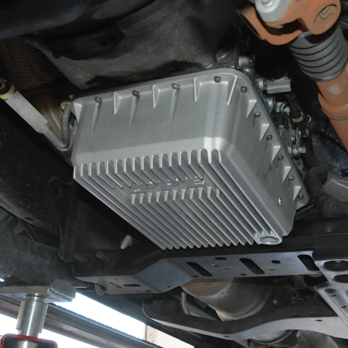 2013-2024 RAM 2500/3500 6.7L Cummins Aisin AS69RC Heavy-Duty Cast Aluminum Transmission Pan - Image 5