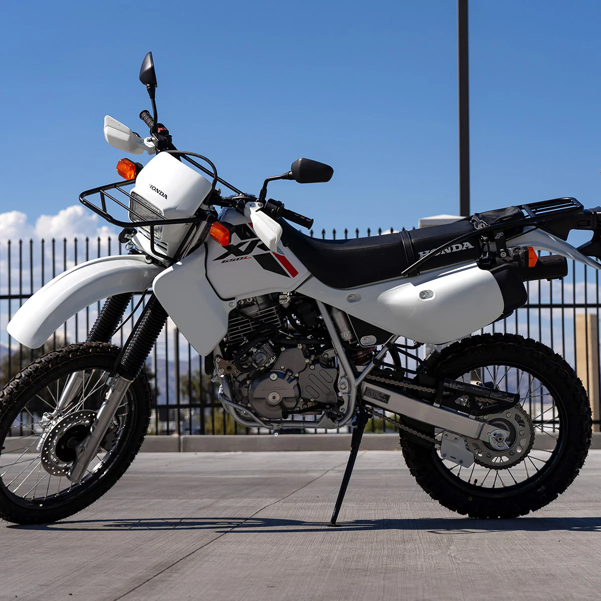 1993-2026 Honda XR650L - Black Luggage Rack (Front) - Image 6