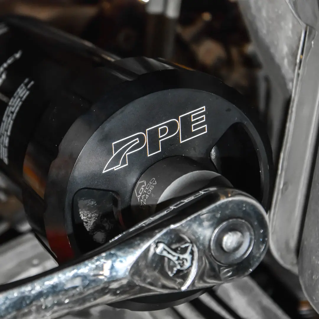 Hard Anodized Billet Aluminum Oil Filter Socket – 107mm 15F - Image 4