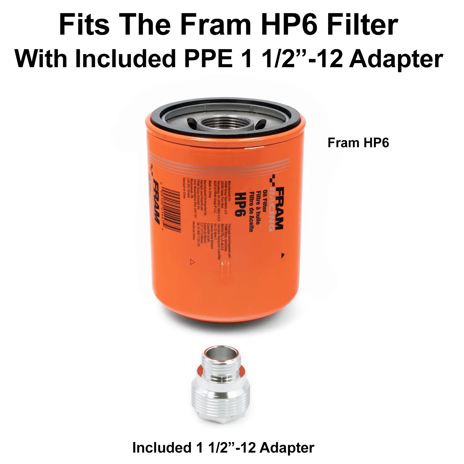 Remote Oil Filter Mount Kit - Polished 304 Stainless Steel - Image 6