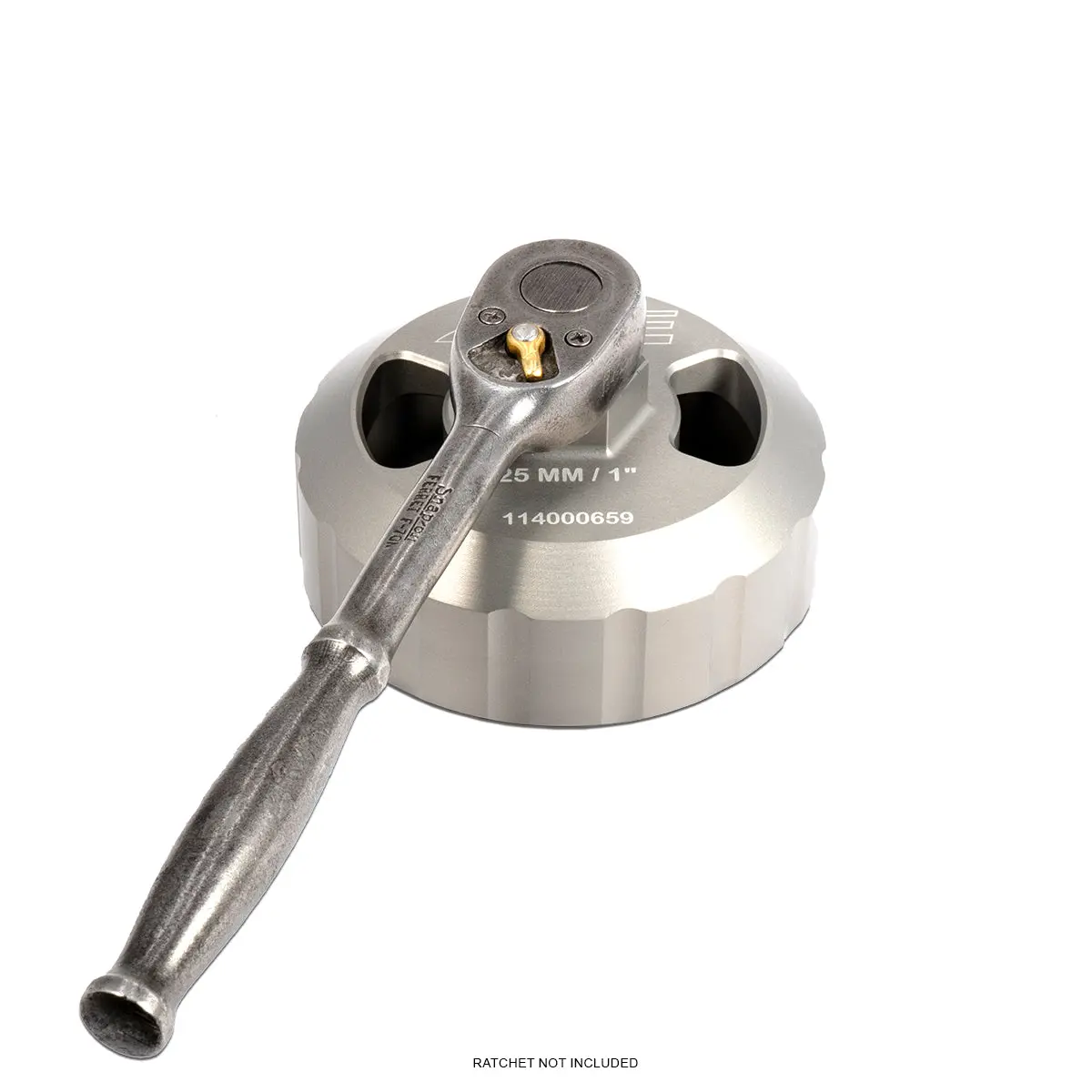 Hard Anodized Billet Aluminum Oil Filter Socket - 76mm 14F - Image 3